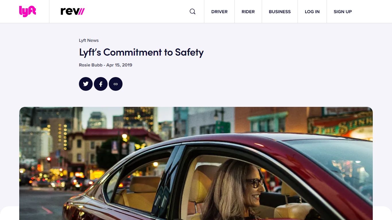 Lyft's Commitment to Safety